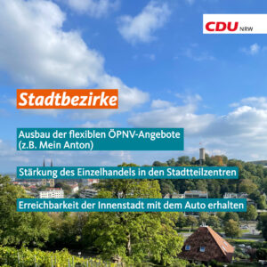 Stadtbezirke